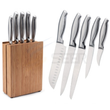 5 Piece Stainless Steel Hollow Handle Kitchen Knife Set (A3)